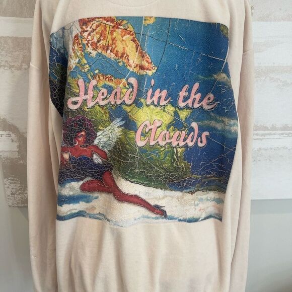 Boys Lie Head in the clouds crewneck top - Picture 2 of 6